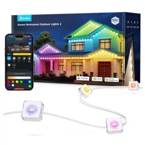   Govee állandó kültéri világítófüzér (30M) Fehér  Wifi + Bluetooth vezérléssel, GOVH705E