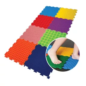   VivaFit GYVSZMSZ Szenzoros masszázsszőnyeg szett (8 darabos)