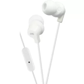  JVC HA-FR15W utcai fülhallgató headset funkcióval, fehér, 9mm neodímium meghajtóval, 1,2m kábellel