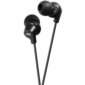   JVC HA-FX10B utcai fülhallgató fekete, 9mm neodímium meghajtóval, 1,2m kábel, 3 szilikon betét