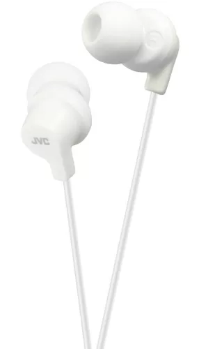 JVC HA-FX10W utcai fülhallgató fehér, 9mm neodímium meghajtóval, 1,2m kábel, iPhone kompatibilis