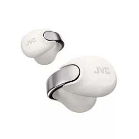   JVC HA-NP1T-W-U vezeték nélküli nyitott fülhallgató fehér/ezüst, Bluetooth 5.3, IPX4, 24 óra üzemidő