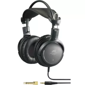   JVC HA-RX900 zárt sztereó fejhallgató 50 mm-es meghajtókkal és akusztikus lencsékkel, 3.5 m rézkábellel