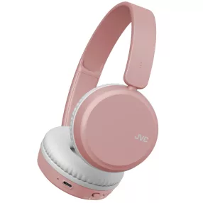   JVC HA-S36W-P-U Bluetooth fejhallgató pink színben, akár 35 órás üzemidővel