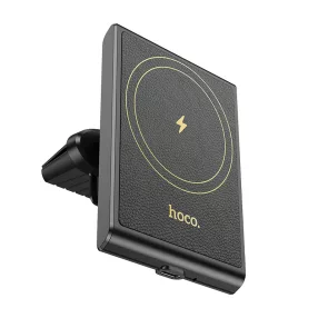   HOCO HW19 Precious Autós MagSafe vezeték nélküli töltő 15W szellőzőrácsra fekete