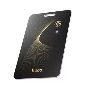   Hoco E92 Apple Find My kompatibilis kártya alakú lokátor fekete
