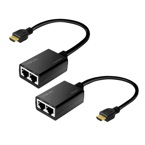 Logilink HDMI vezeték nélküli bővítőkészlet (TX+RX), akár 15 m-ig (HD0021)