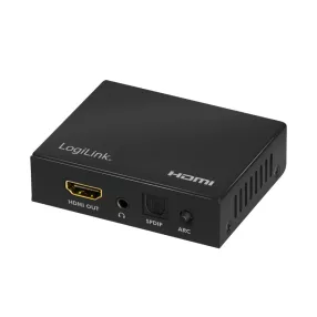   Logilink HDMI audio kivonó, 2CH/5.1CH, SPDIF, 3.5 mm, 4K/60 Hz, HDR, CEC, ARC (HD0055)
