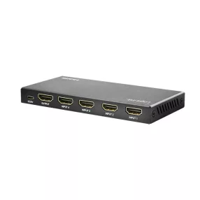   LogiLink HDMI kapcsoló, 4x1 port, 4K/60 Hz, HDCP, HDR, CEC, RC (HD0056)