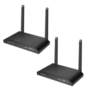   Logilink HDMI átviteli készlet, KVM, vezeték nélküli, 150m, 1-4, 4K@60Hz (HDW0103)