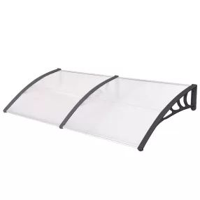   Timeless Garden Műanyag előtető több méretben és színben-240x90 cm-fekete (HOP1000696-4)