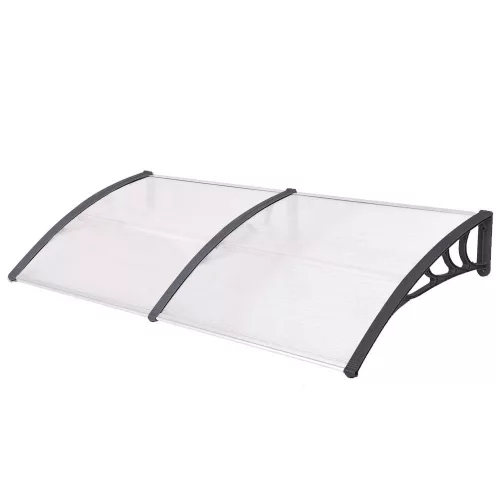 Timeless Garden Műanyag előtető több méretben és színben-240x90 cm-fekete (HOP1000696-4)