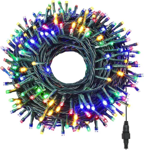 LED fényfüzér választható méretben és színben-240 LED-es-színes (HOP1000746-2)