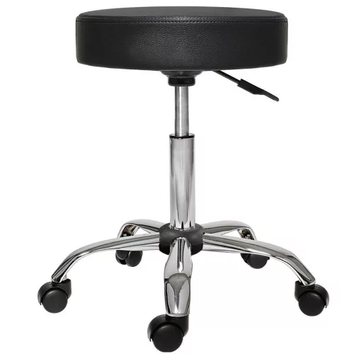 Timeless Beauty Gurulós kozmetikai szék állítható magassággal-fekete (HOP1000880-1)