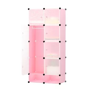   Timeless Home Műanyag elemes szekrény-rózsaszín (HOP1000976-4)