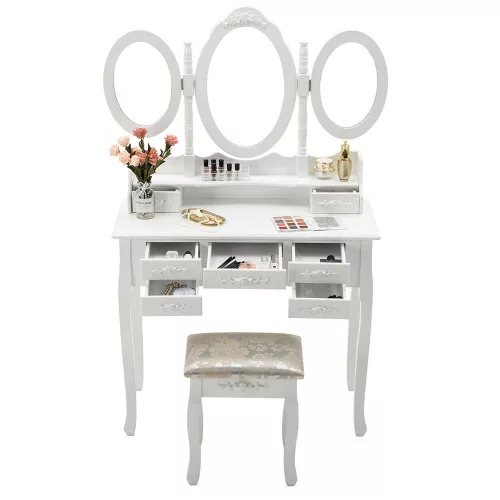 Timeless Beauty Fésülködő asztal Milano, több színben-fehér (HOP1000992-1)
