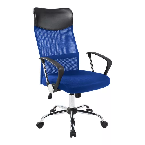 Timeless Office Ergonomikus irodai szék magasított háttámlával - kék (HOP1000998-3)