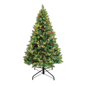   Timeless Christmas LED-es műfenyő több típusban, melegfehér-100 LED-es, 120 cm (HOP1001379)