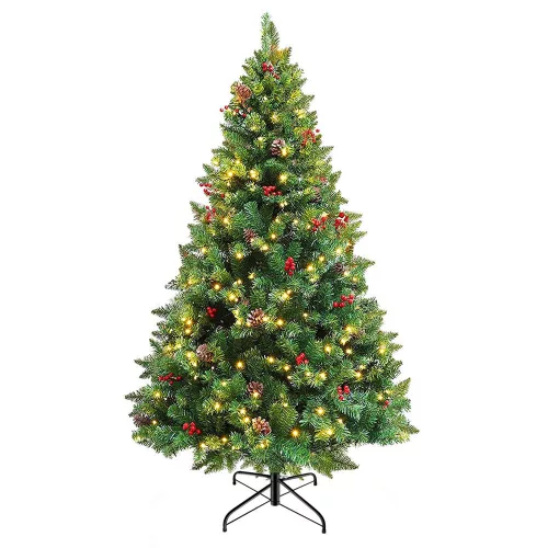 Timeless Christmas LED-es műfenyő több típusban, melegfehér-180 LED-es, 150 cm (HOP1001380)