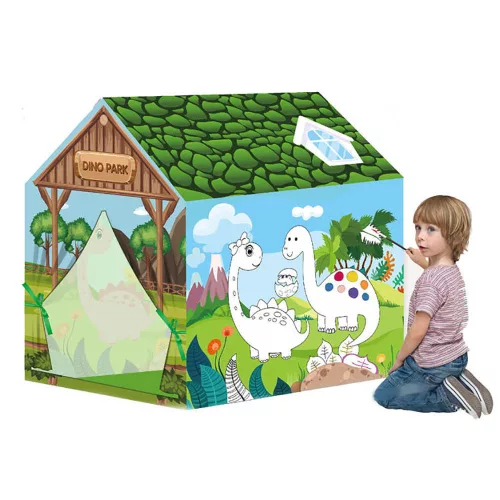Timeless Toys Kiszínezhető játék sátor több típusban-dinoszaurusz (HOP1001412-2)