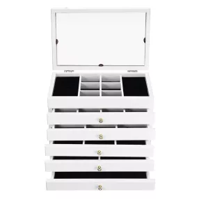   Timeless Beauty 6 rekeszes ékszertartó, fehér (HOP1001438)