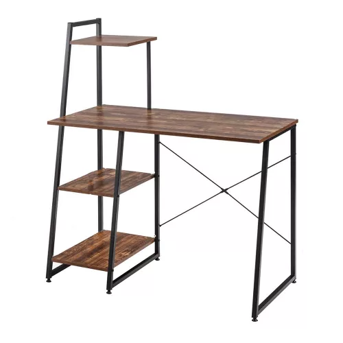 Timeless Office Kompakt számítógépasztal, munkaállomás 4 polccal (HOP1001542)