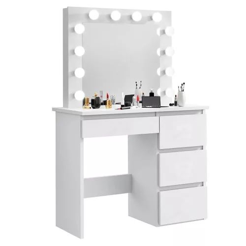 Timeless Beauty Barcelona fésülködő asztal, fehér (HOP1001547)