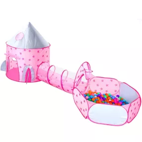   Timeless Toys 3az1-ben játszósátor, rózsaszín (HOP1001631-1)