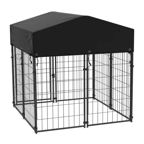 Timeless Pet Kültéri fém kutyakennel UV álló szövettetővel (HOP1001648)