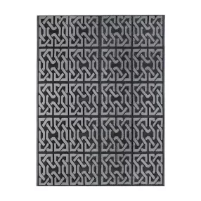   Timeless Garden Kültéri szőnyeg, 2 oldalas, 180 x 120 cm, szürke (HOP1001744-1)