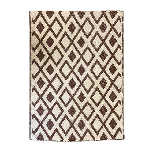 Timeless Garden Kültéri szőnyeg, 2 oldalas, 180 x 120 cm, barna (HOP1001744-2)