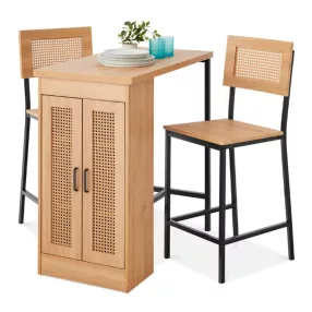   Timeless Home 3 részes magasított étkezőgarnitúra tárolóval (HOP1001749)