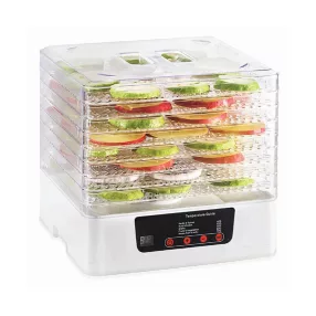   Timeless Gourmet 8 tálcás zöldség-gyümölcs aszaló gép (HOP1001756)