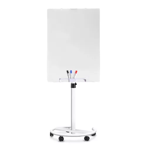 Timeless Office Gurulós mágneses, üveg flipchart tábla 70x 100 cm (HOP1001807)