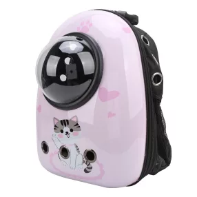   Timeless Pet Kisállathordozó hátizsák, rózsaszín cicás (HOP1001846-4)