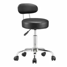   Timeless Beauty Háttámlás kozmetikai szék, fekete (HOP1001851-1)