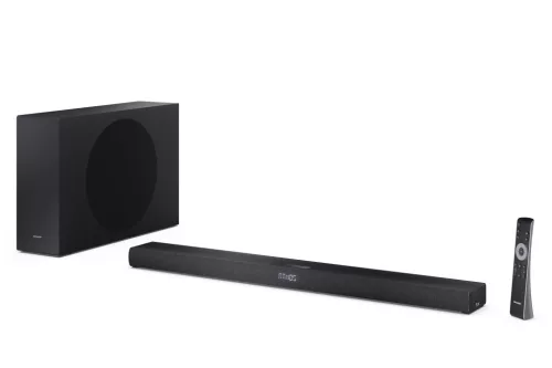 SHARP HT-SBW320 2.1 Dolby Atmos / DTS:X hangprojektor vezeték nélküli mélynyomóval fekete