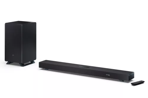 SHARP Q HT-SBW53121(BK) 3.1.2 Dolby Atmos / DTS:X hangprojektor vezeték nélküli mélynyomóval fekete