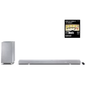   SHARP Q HT-SBW55121(SL) 5.1.2 Dolby Atmos / DTS:X hangprojektor vezeték nélküli mélynyomóval ezüst