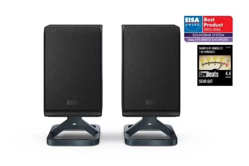 SHARP Q HT-SPR52021(BK) 2.0.2 Vezeték nélküli hátsó hangsugárzópár, fekete