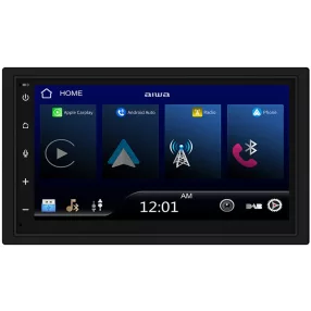   Aiwa ICD-820DAB 2 DIN autós multimédia Android Auto/Apple CarPlay/DAB+ érintőkijelzővel