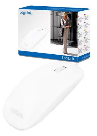 LogiLink Vékony optikai egér, fehér (ID0062)