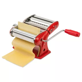   Girmi IM92 Kézi, olasz tésztagép lasagnához, tagliatelléhez és spagettihez, 7 vastagsági beállítás, piros színben (IM9202)