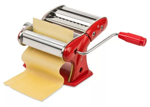 Girmi IM92 Kézi, olasz tésztagép lasagnához, tagliatelléhez és spagettihez, 7 vastagsági beállítás, piros színben (IM9202)