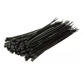 Logilink Kábelkötegelő, PA66, 100 db, fekete (KAB0001B)