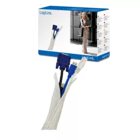LogiLink Flexibilis kábel burkolat, szürke (KAB0007)