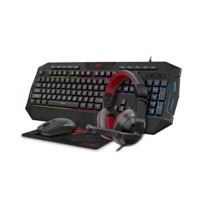   Havit Gamenote KB501CM 4in1 gamer szett, fejhallgató+billentyűzet+egér+egérpad