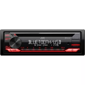   JVC KD-T822BT autórádió Bluetooth, USB, CD lejátszás, 4 x 50 W, kormány-távvezérlő előkészítés