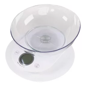   Vivax KS505BW tálas konyhai mérleg 2 tállal, max. 5kg, fehér