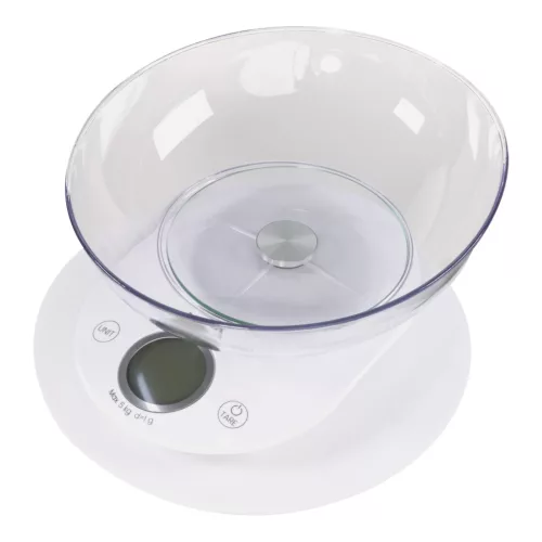 Vivax KS505BW tálas konyhai mérleg 2 tállal, max. 5kg, fehér